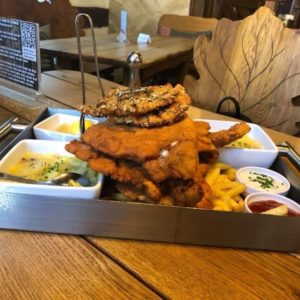 Schnitzelplatte für 2