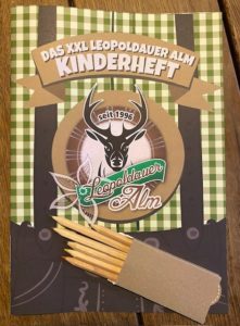 Mehr über den Artikel erfahren ?️NEU IN DER ALM für die KIDS?️ Malheft + Buntstifte €1.– ab sofort erhältlich!