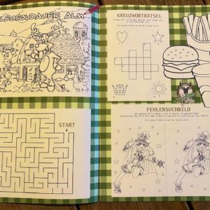 Malheft + Buntstifte